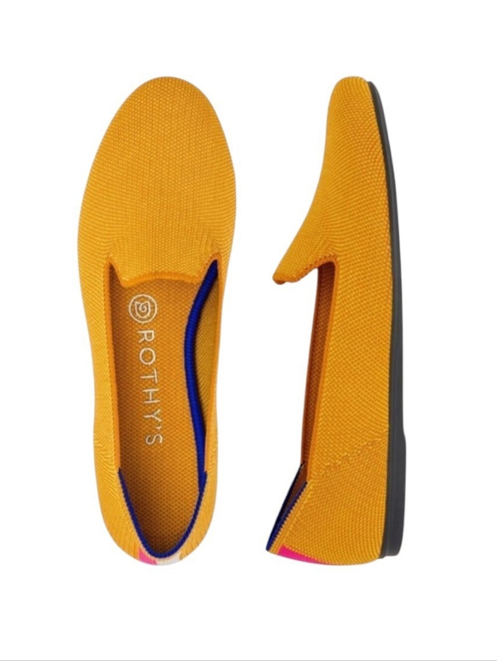 Rothy's The Loafer Flat Lemondrop Yellow Women's 10